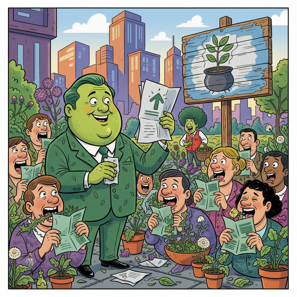 Green Party By-Election Victory Attributed to Voters Mistaking Leaflets for Edible Foraging Guides