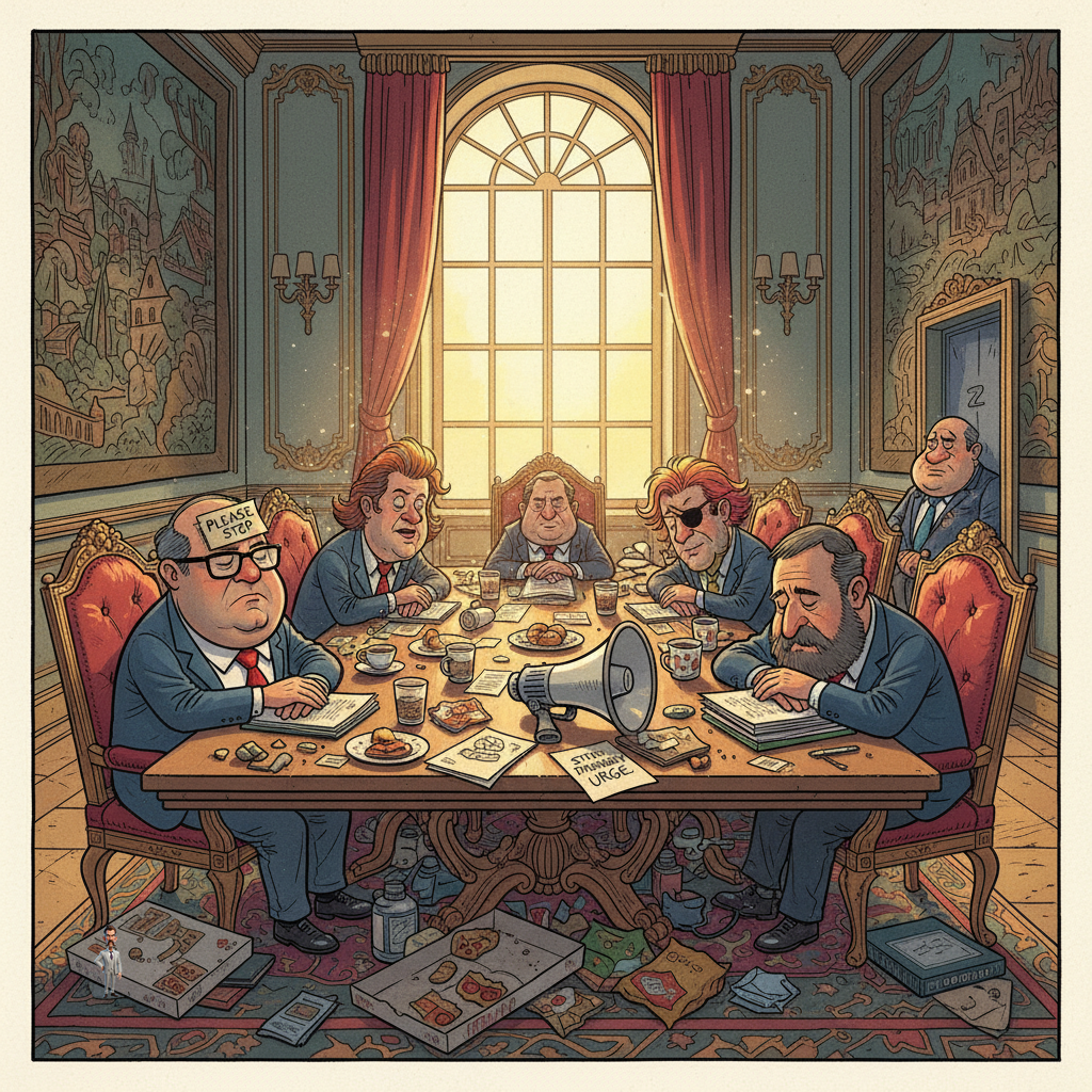 World Leaders Exhausted After Marathon Session Of 'Strongly Urging Restraint,' Reportedly Napping