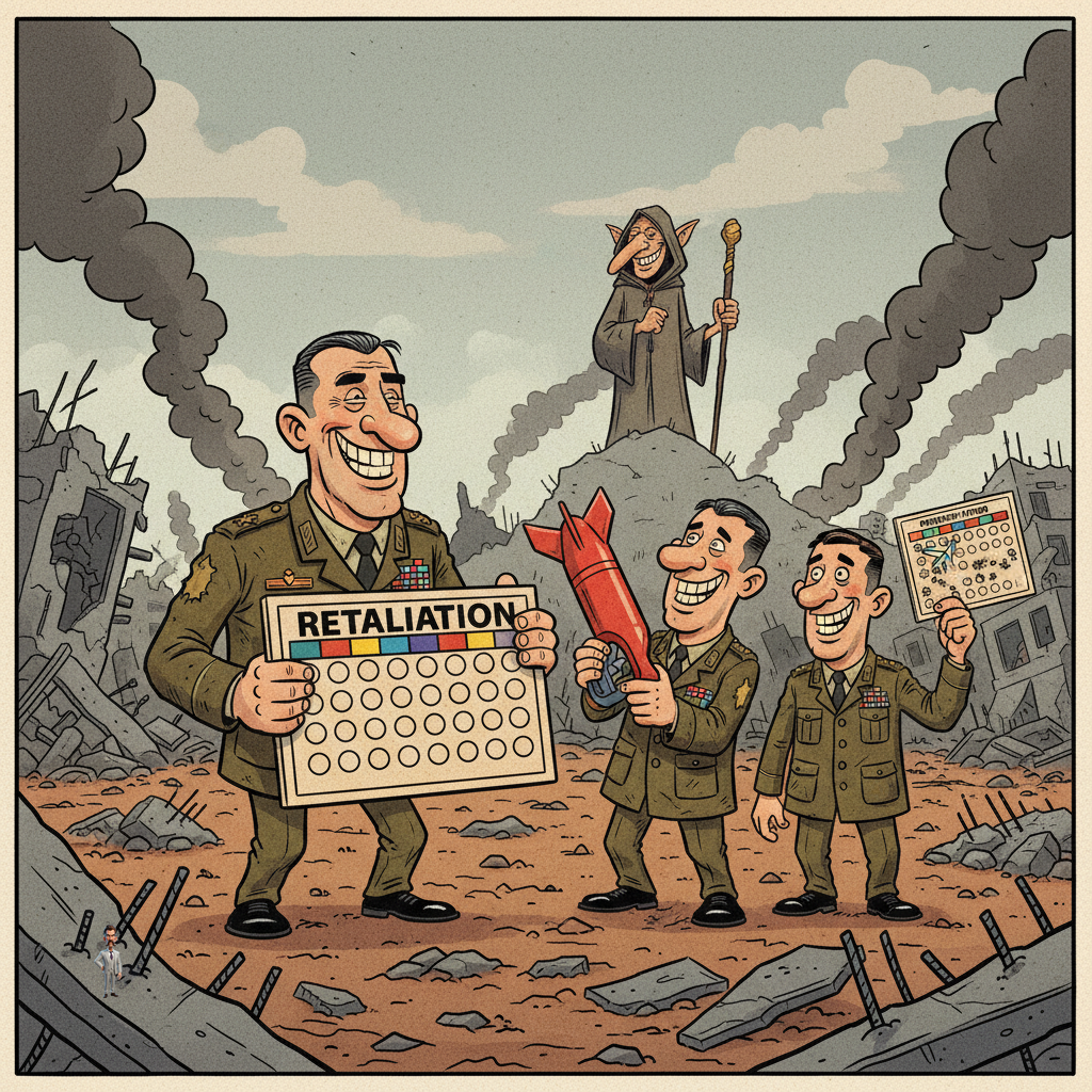 War-Torn Region Introduces 'Punch Card' System for Retaliatory Strikes to Streamline Escalation