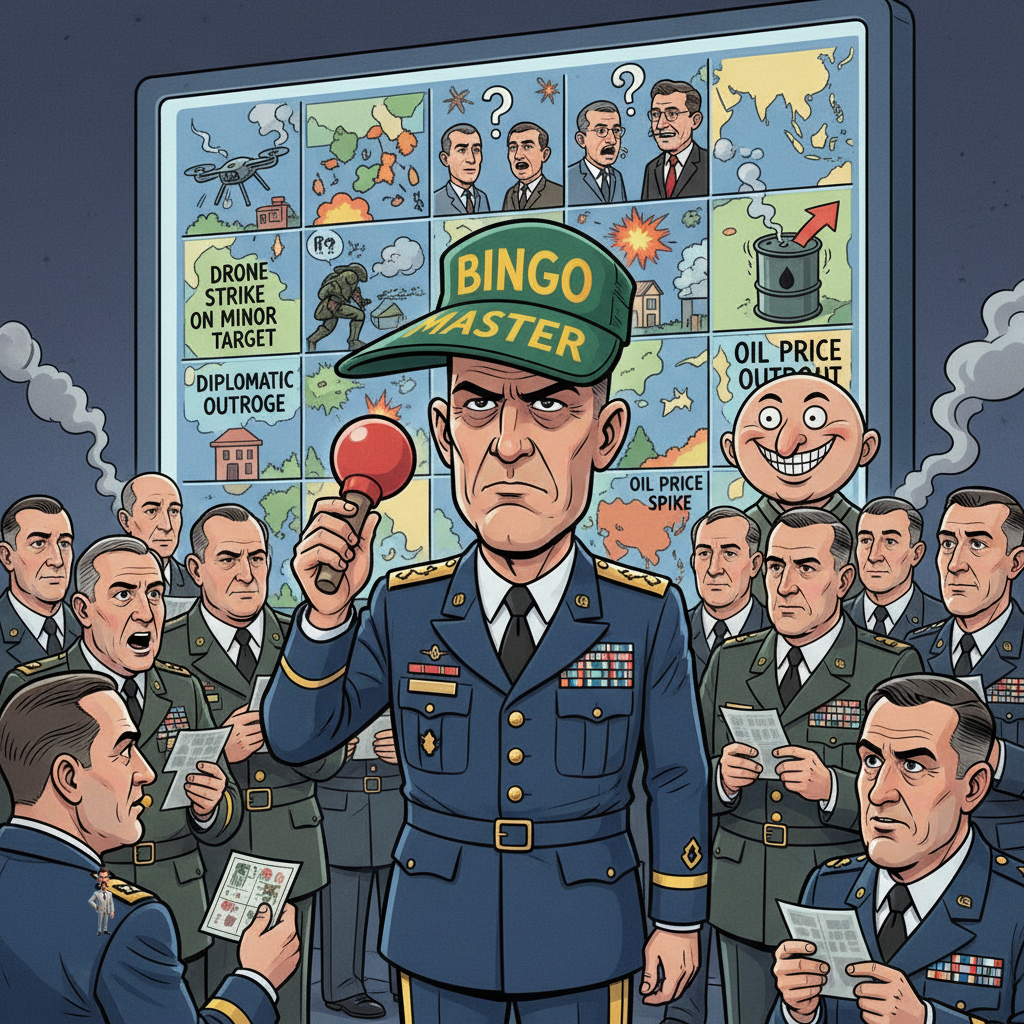 Pentagon Unveils New 'Strike-and-Respond' Bingo Card for Middle East Escalation