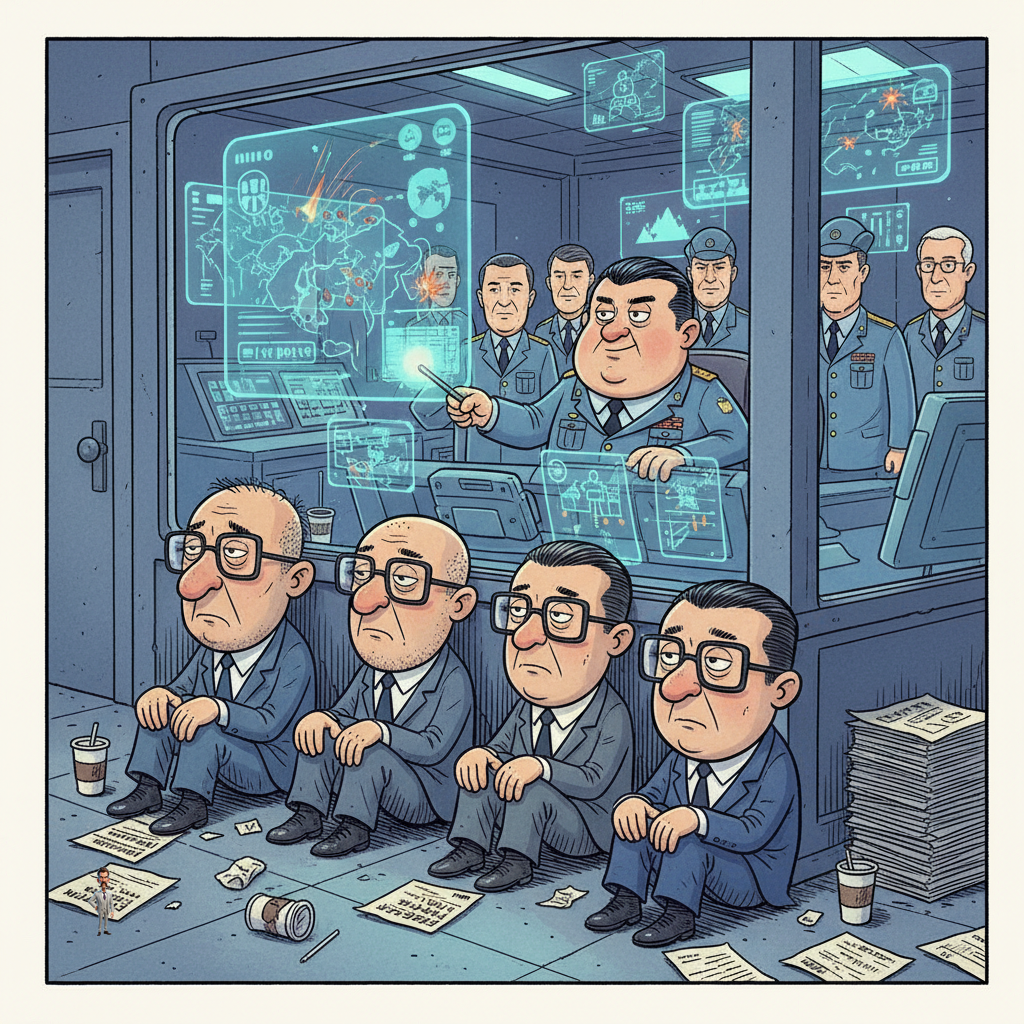 Nation's Geopolitical Analysts Devastated After Iran Simulation Concludes Without Their Input