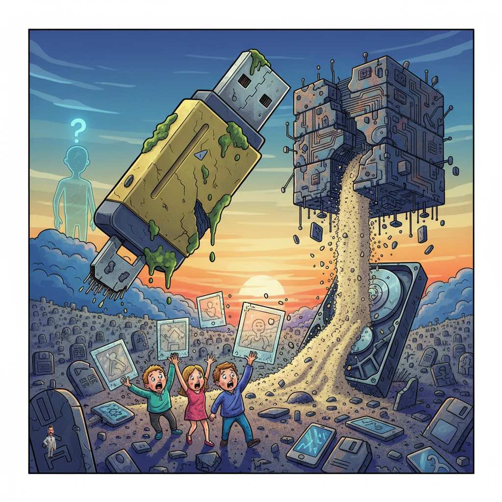 Nation’s Data Storage Industry Quietly Confirms All Your Memories Will Eventually Corrupt