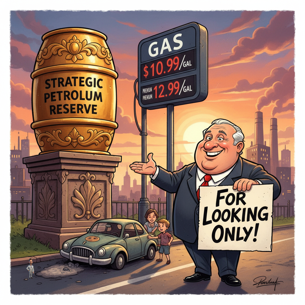 Nation’s Strategic Petroleum Reserve Officially Reclassified As 'Really Big Decorative Barrel'