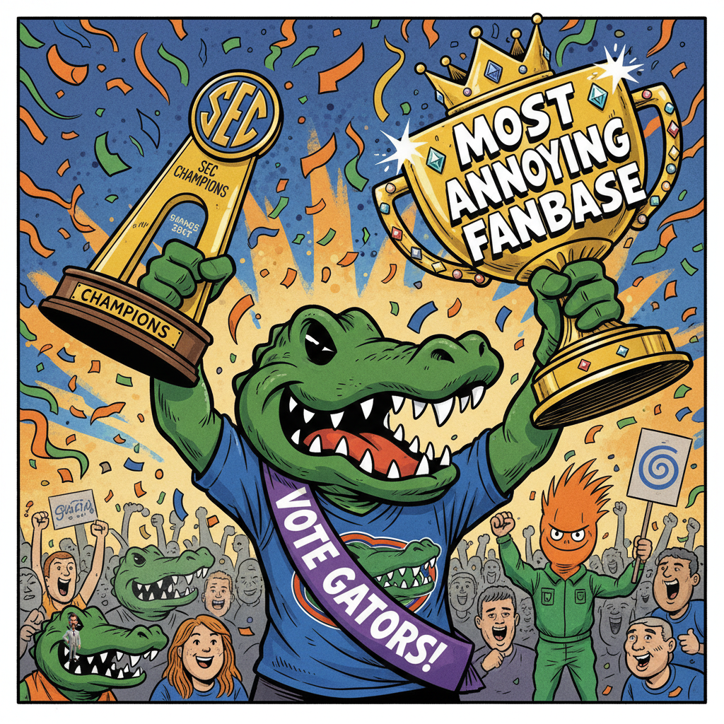 Florida Gators Secure SEC Title, Immediately Begin Campaign for National 'Most Annoying Fanbase' Award