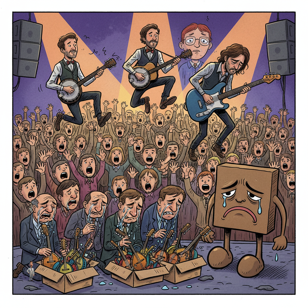 Mumford & Sons, Hozier Collaboration Sparks Existential Crisis For Mandolin Sales Reps