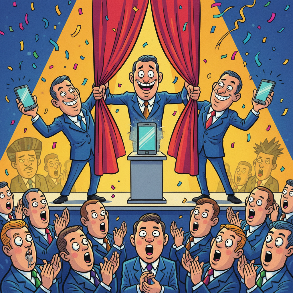 Mobile World Congress Unveils Groundbreaking New Phone That Is Exactly The Same As Last Year's