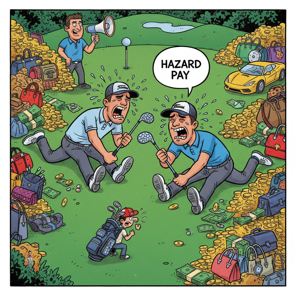 Pro Golfers Demand Hazard Pay For Having To Play Two Rounds Of Golf In One Week