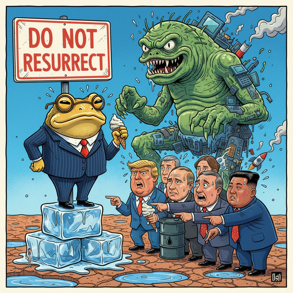 Panama’s Golden Frogs Demand Immediate Climate Action, Threaten Return to Extinction