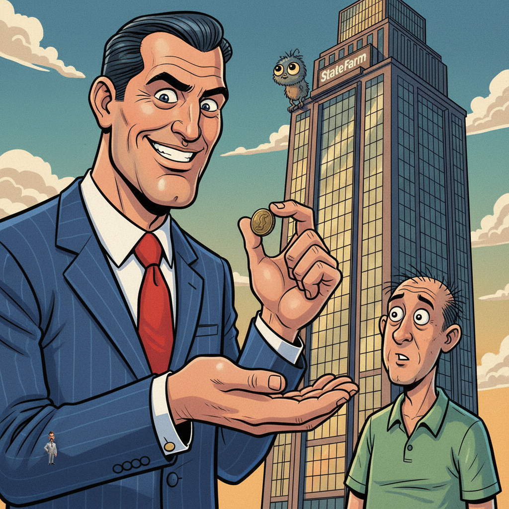 State Farm Generously Returns Entire Couch Cushion Change To Policyholders