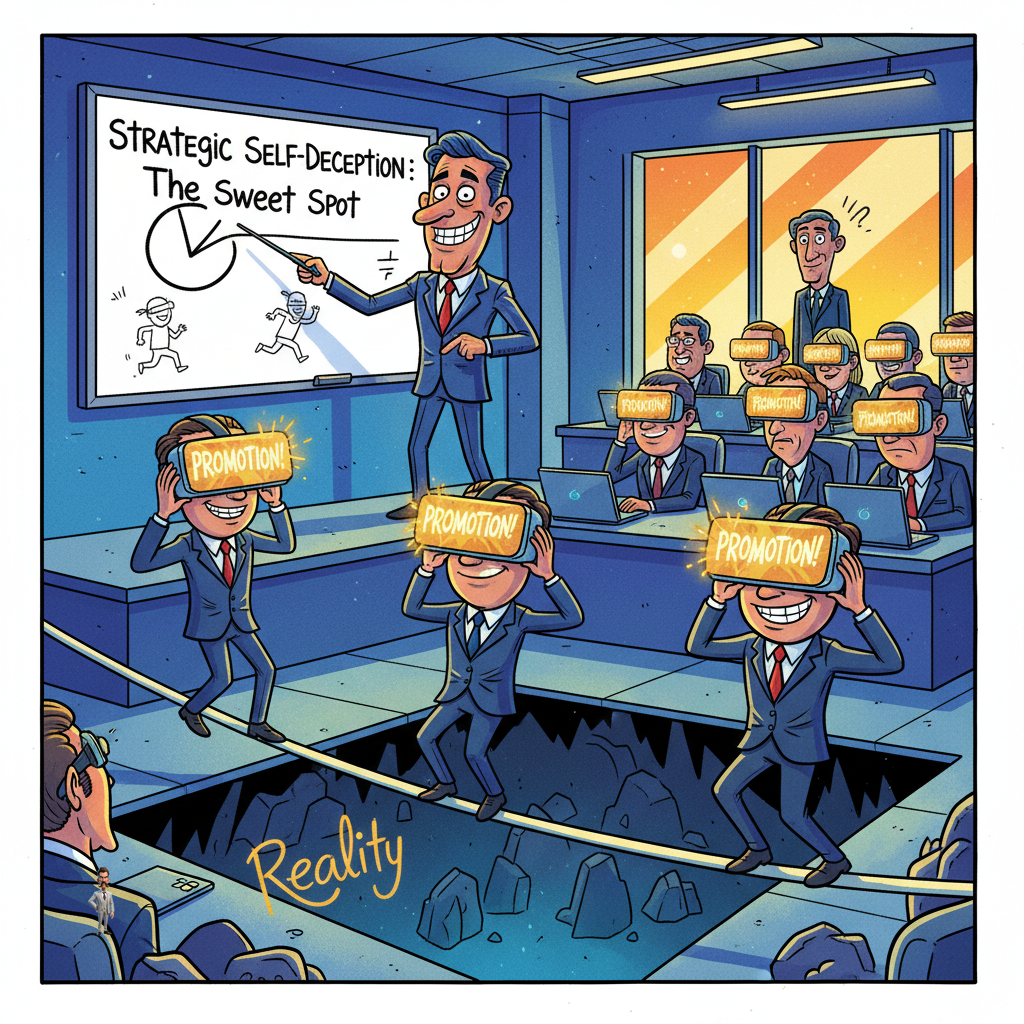 New Corporate Training Teaches Employees Optimal Level Of Delusion For Career Advancement