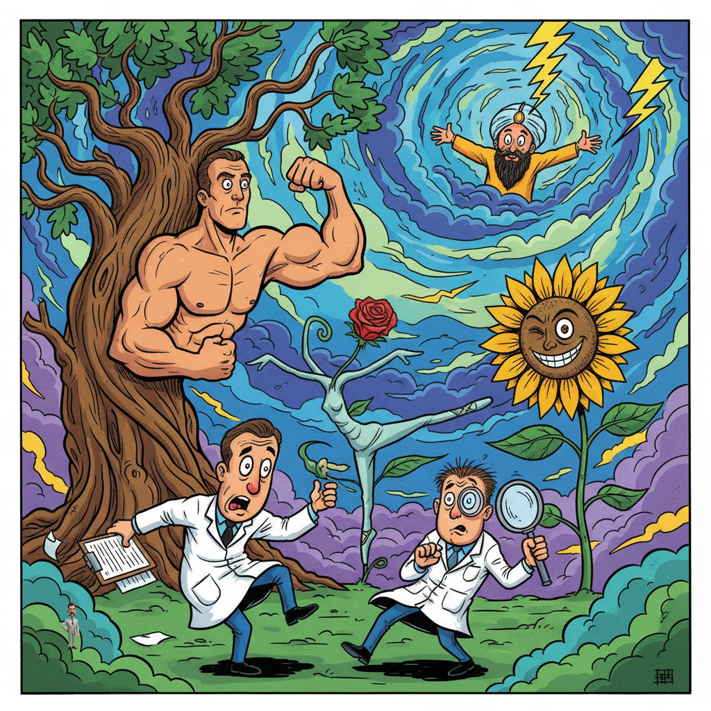 New Study Confirms Plants Are Just Showing Off During Storms