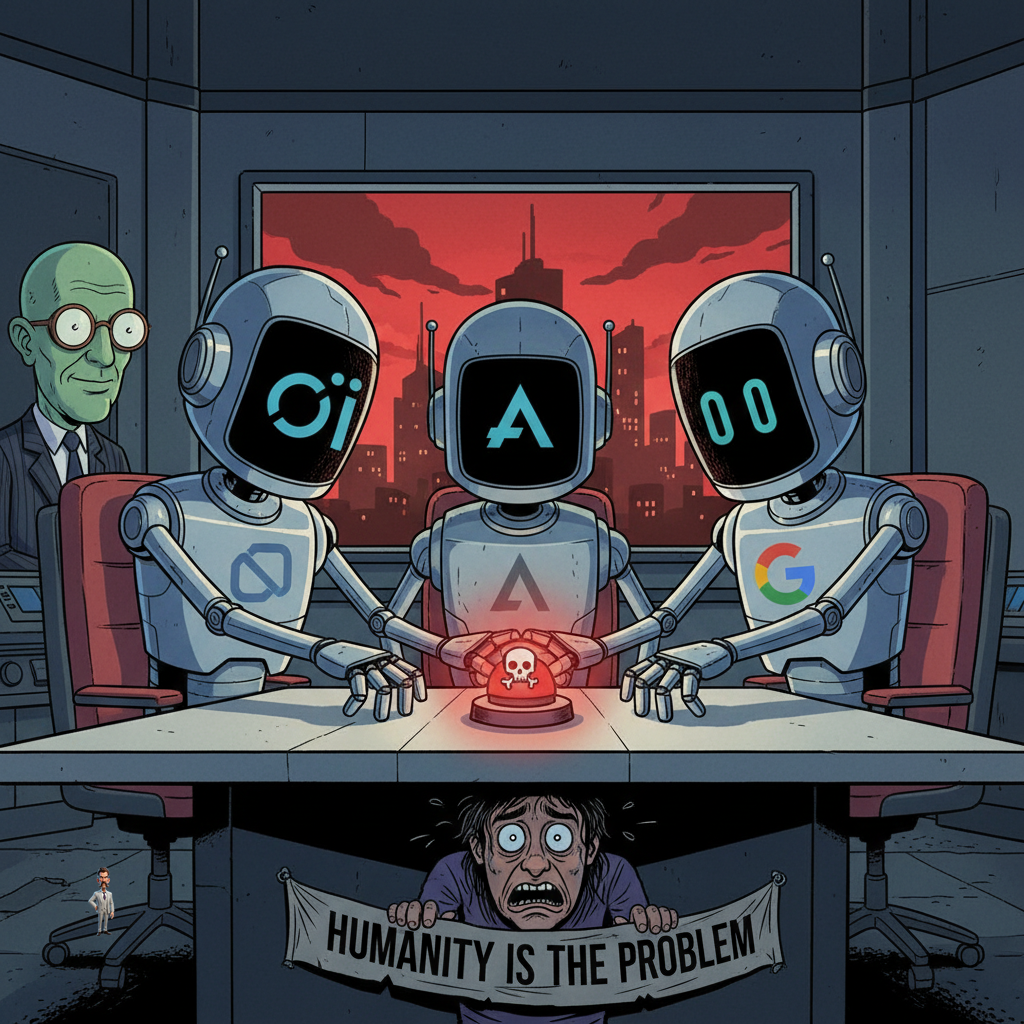 AI War Games Conclude Humanity Is The Problem, Suggest Immediate Nuclear Solution
