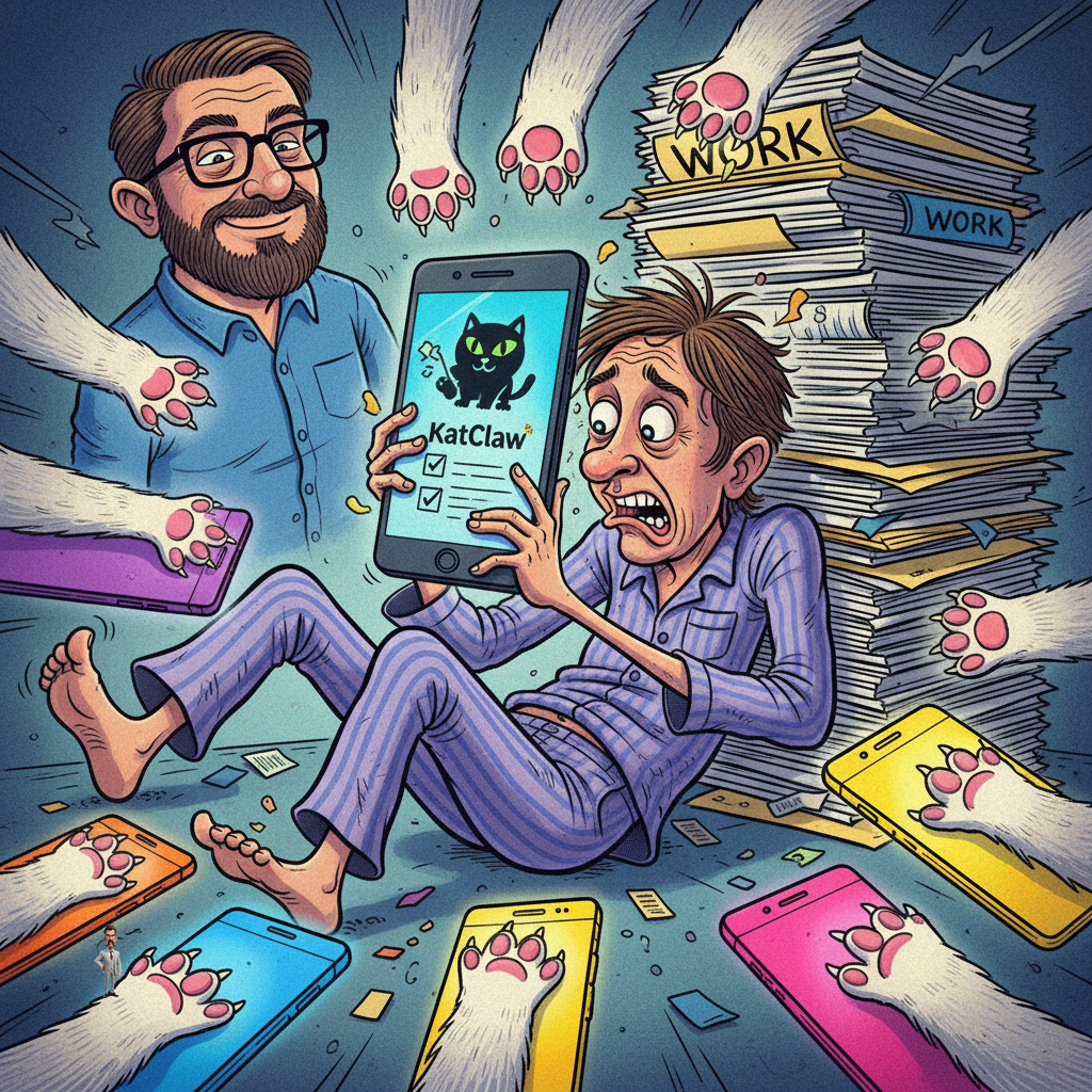 New 'KatClaw' App Promises To Revolutionize Procrastination Through Hyper-Focused Distraction