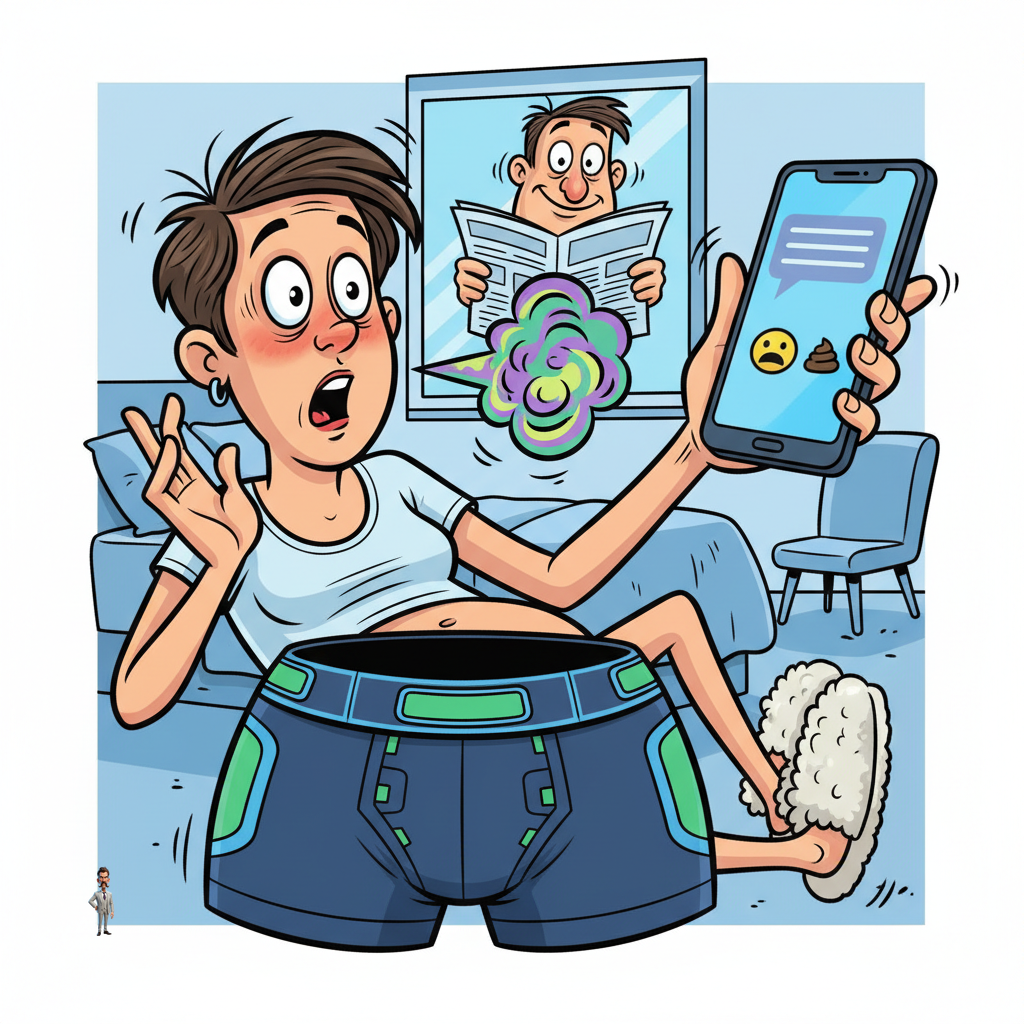 Smart Underwear Company Unveils 'Fart-to-Text' Feature, Promises Enhanced Social Awareness