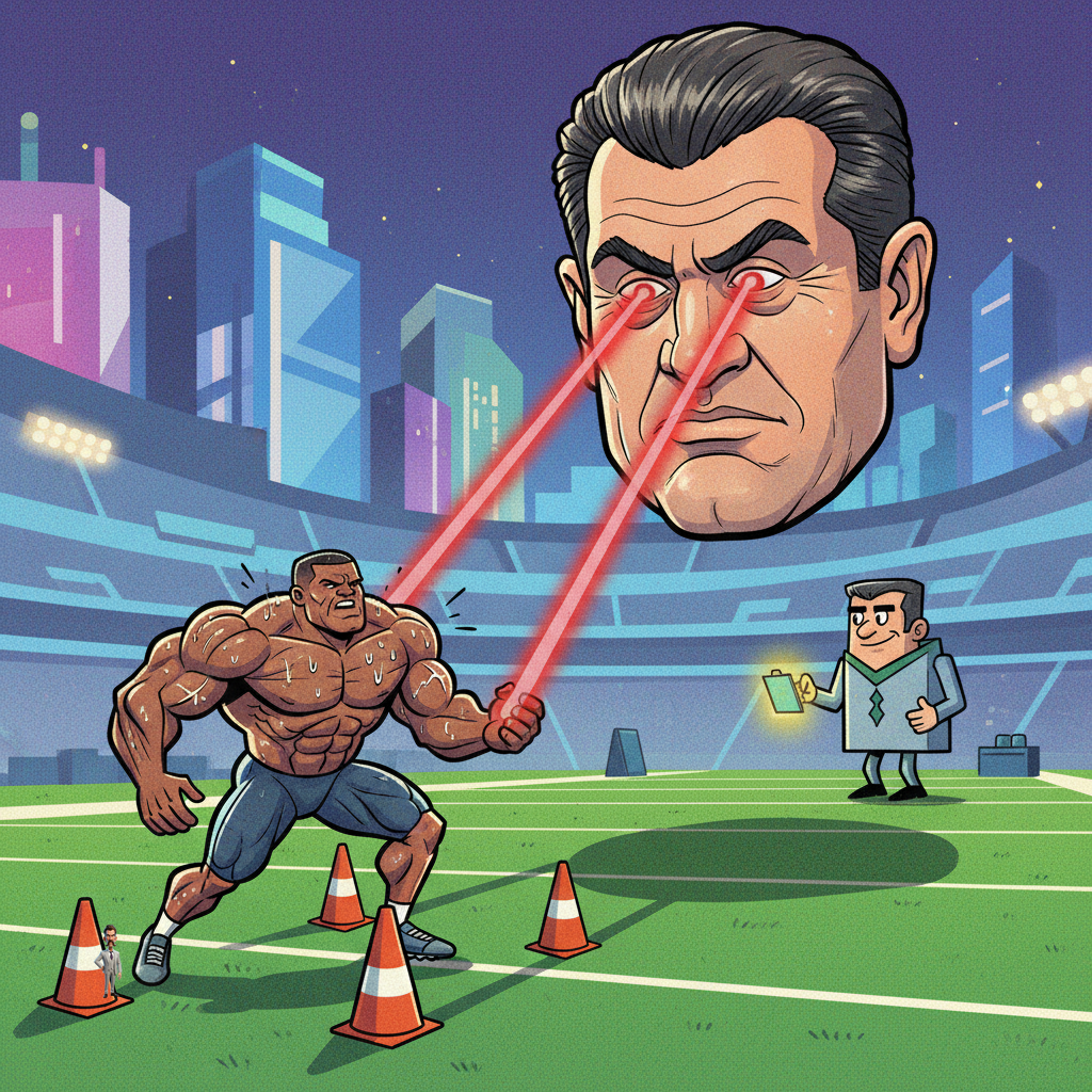 NFL Combine Announces New 'Emotional Resilience' Drill: Prospects Must Endure Mel Kiper's Existential Gaze