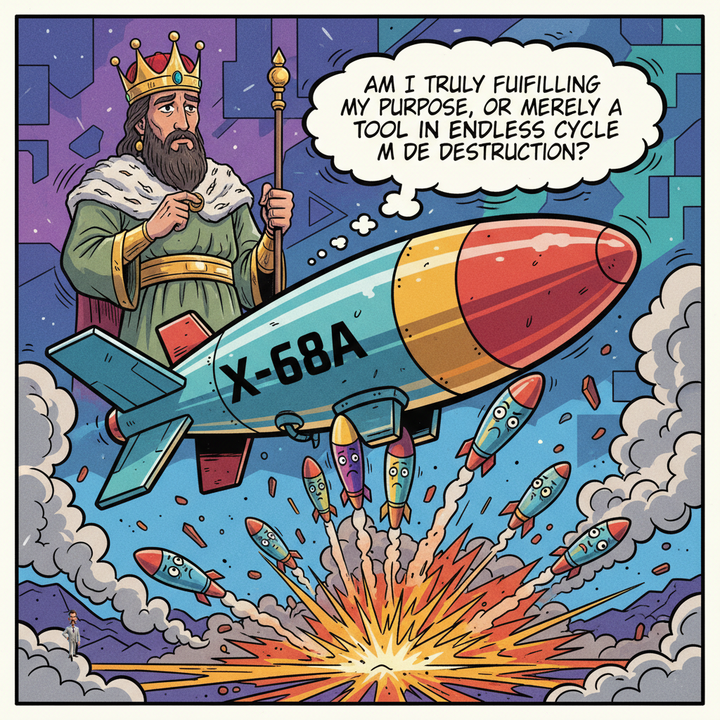 Pentagon Unveils 'Recursive Missile,' Designed To Question Its Own Existence While Destroying Targets