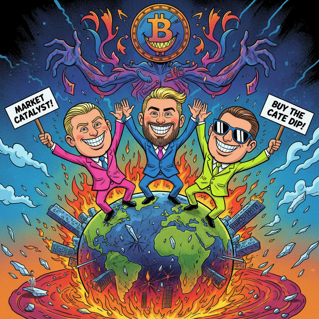 Global Instability Now Officially Rebranded As 'Market Catalyst' By Crypto Enthusiasts