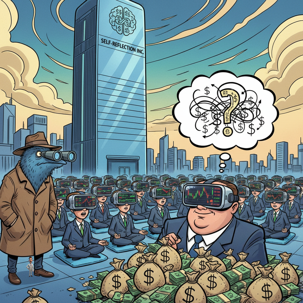 Self-Reflection Industry Reports Record Profits As Humans Realize They Forgot How To Think Unprompted