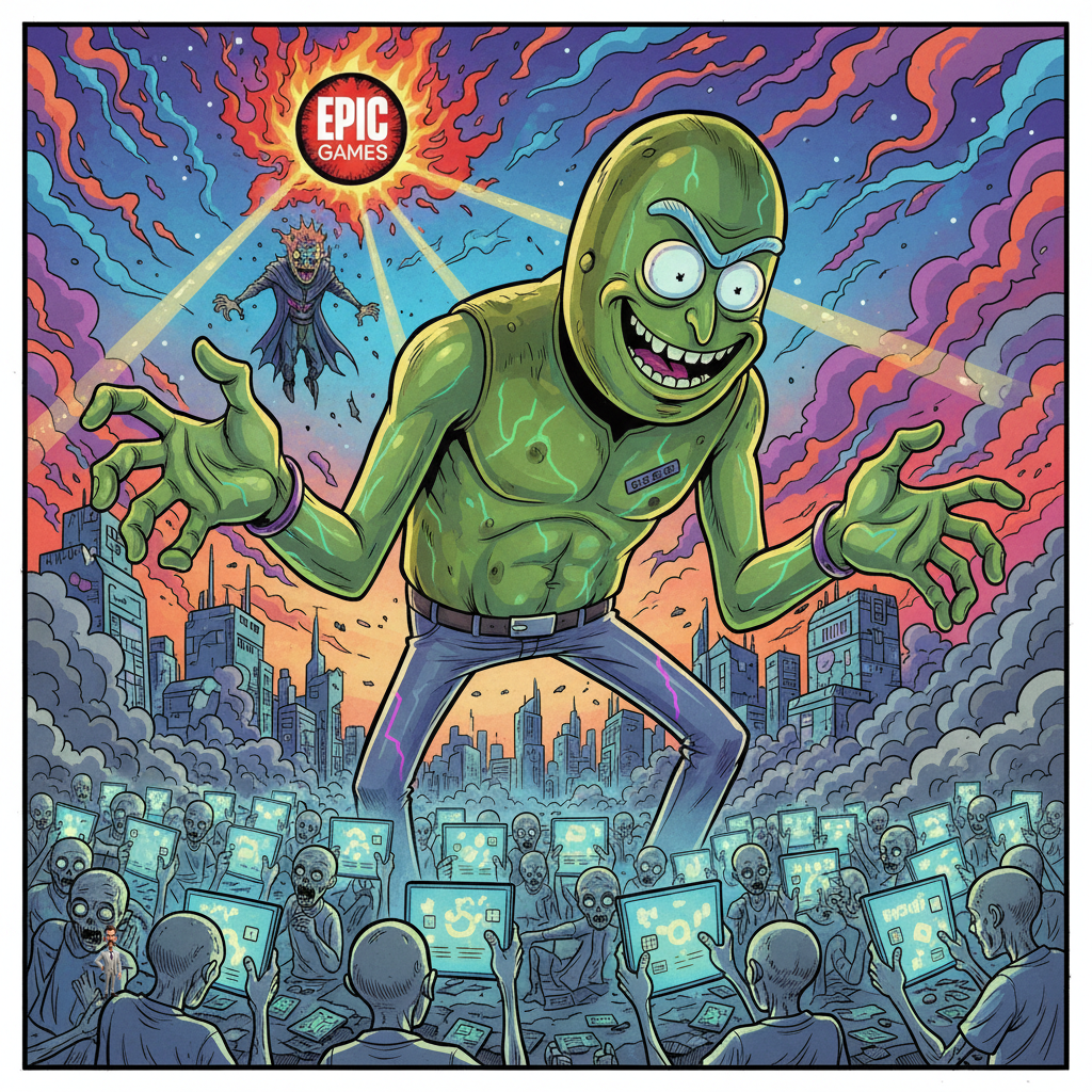 Fortnite Unveils New 'Pickle Rick' Skin, Cementing Game's Status As Primary Cultural Touchstone