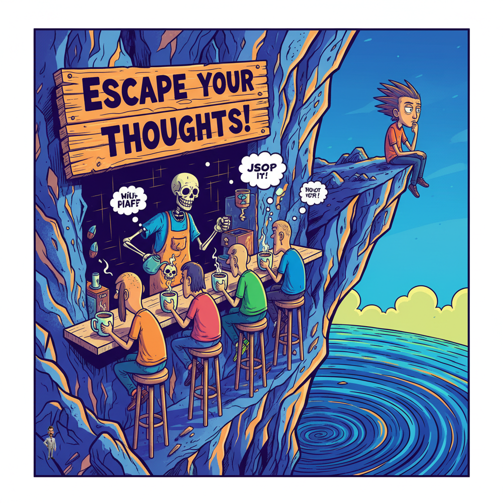 New Café Offers Patrons The Ultimate Escape From Their Thoughts