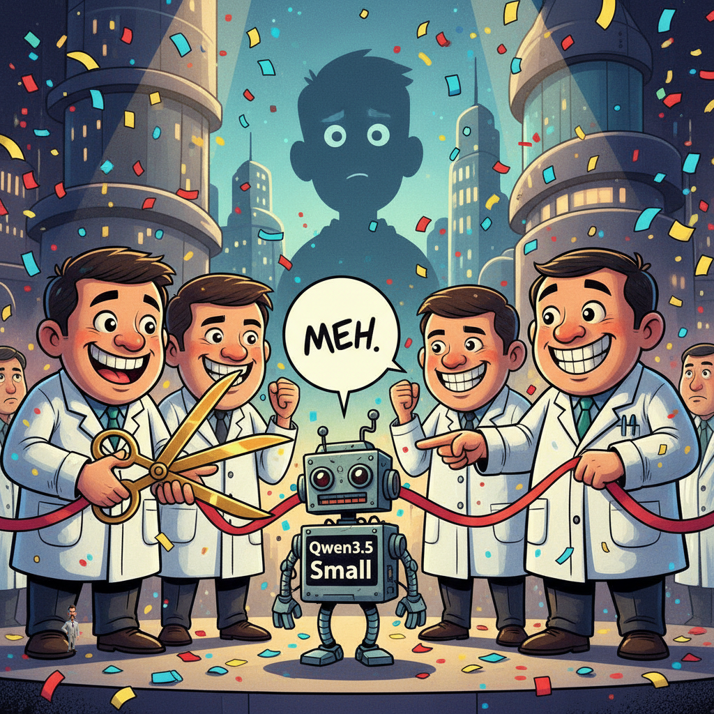 New 'Qwen3.5 Small' AI Model Excels at Generating Slightly Less Impressive Content