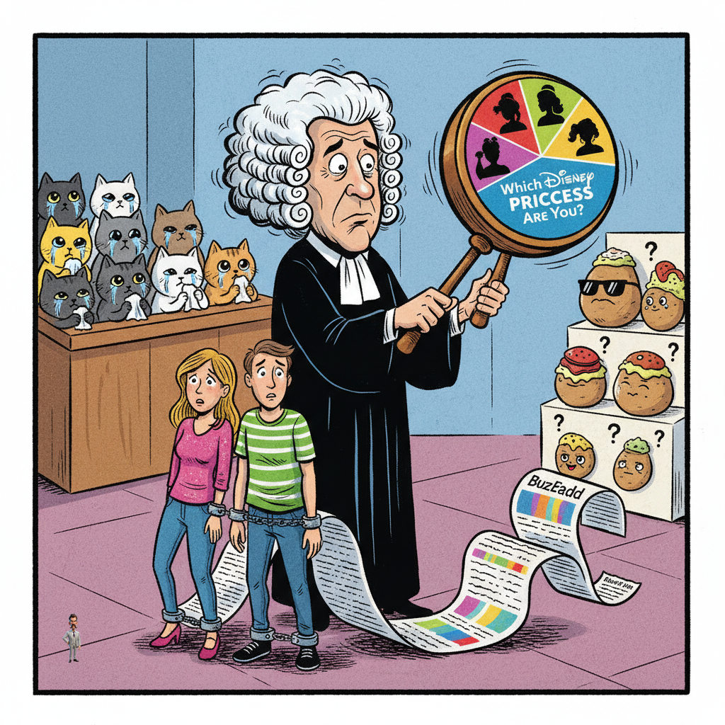 BuzzFeed Algorithm Now Legally Binding For Life Decisions, Court Rules