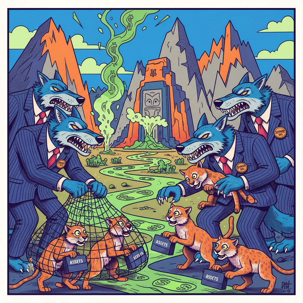 Wolves Announce Hostile Takeover Of Yellowstone's Mid-Tier Predator Market