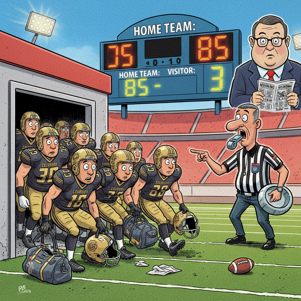 Colorado Players Reportedly Forgot There Was A Second Half To Play