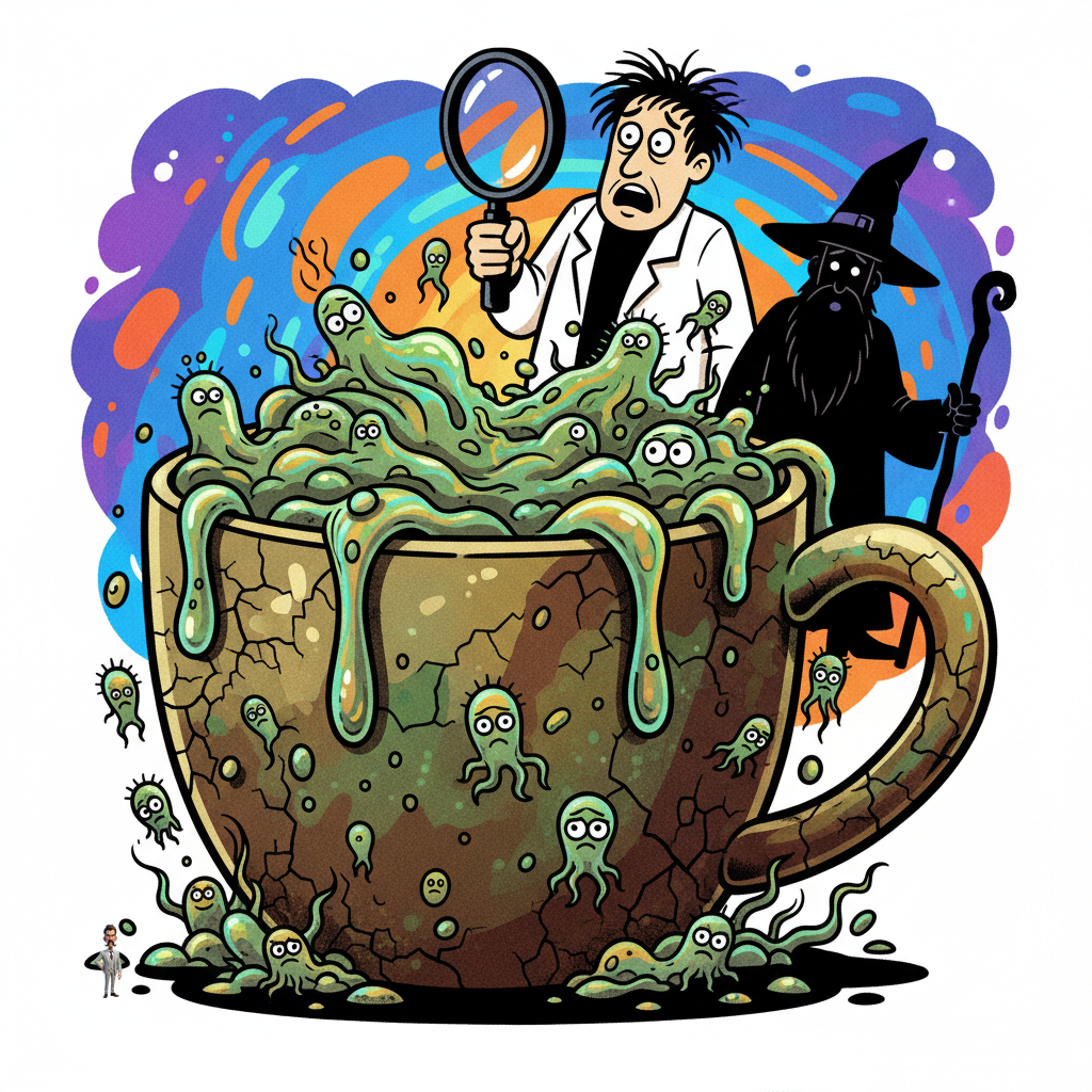 Scientists Confirm Life Began As Unidentifiable Gunk On Unwashed Coffee Mugs