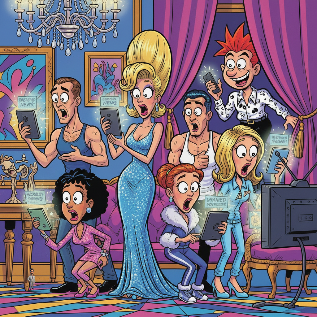 Nation's Celebrities Confirm They Are Also Watching The News