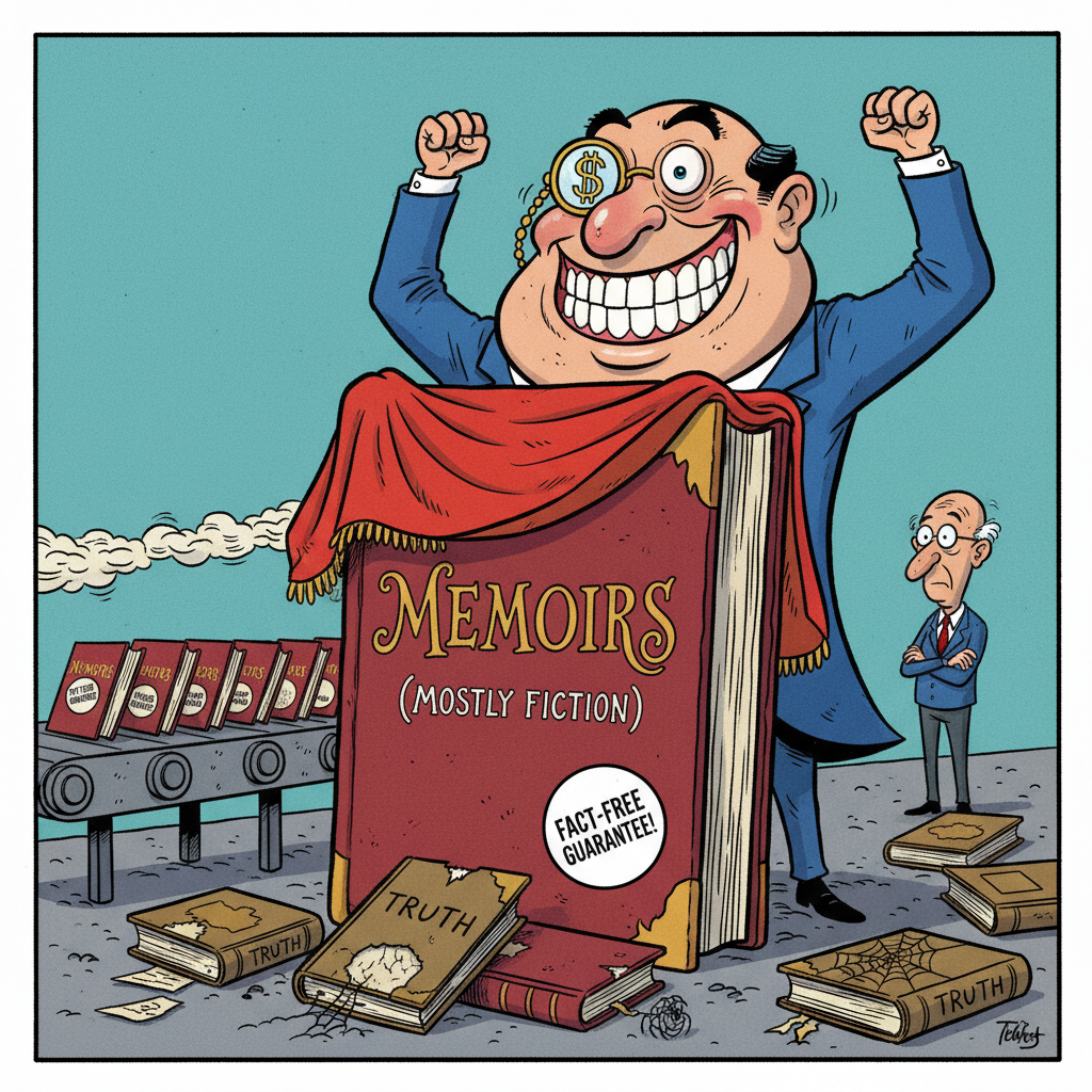 Publishers Announce New 'Memoir' Category For Books That Are Mostly Made Up