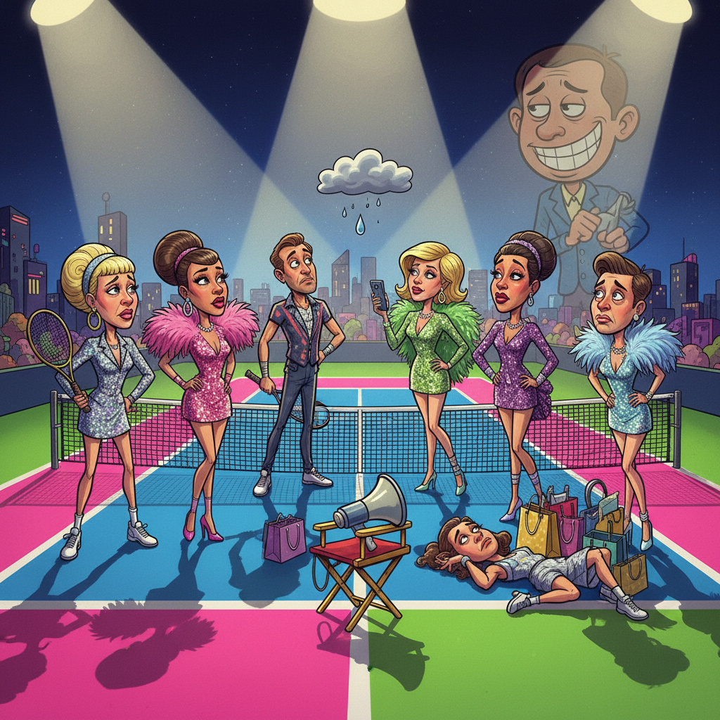 Celebrity Tennis Match Postponed Indefinitely Due To Lack Of Optimal Aesthetic Lighting