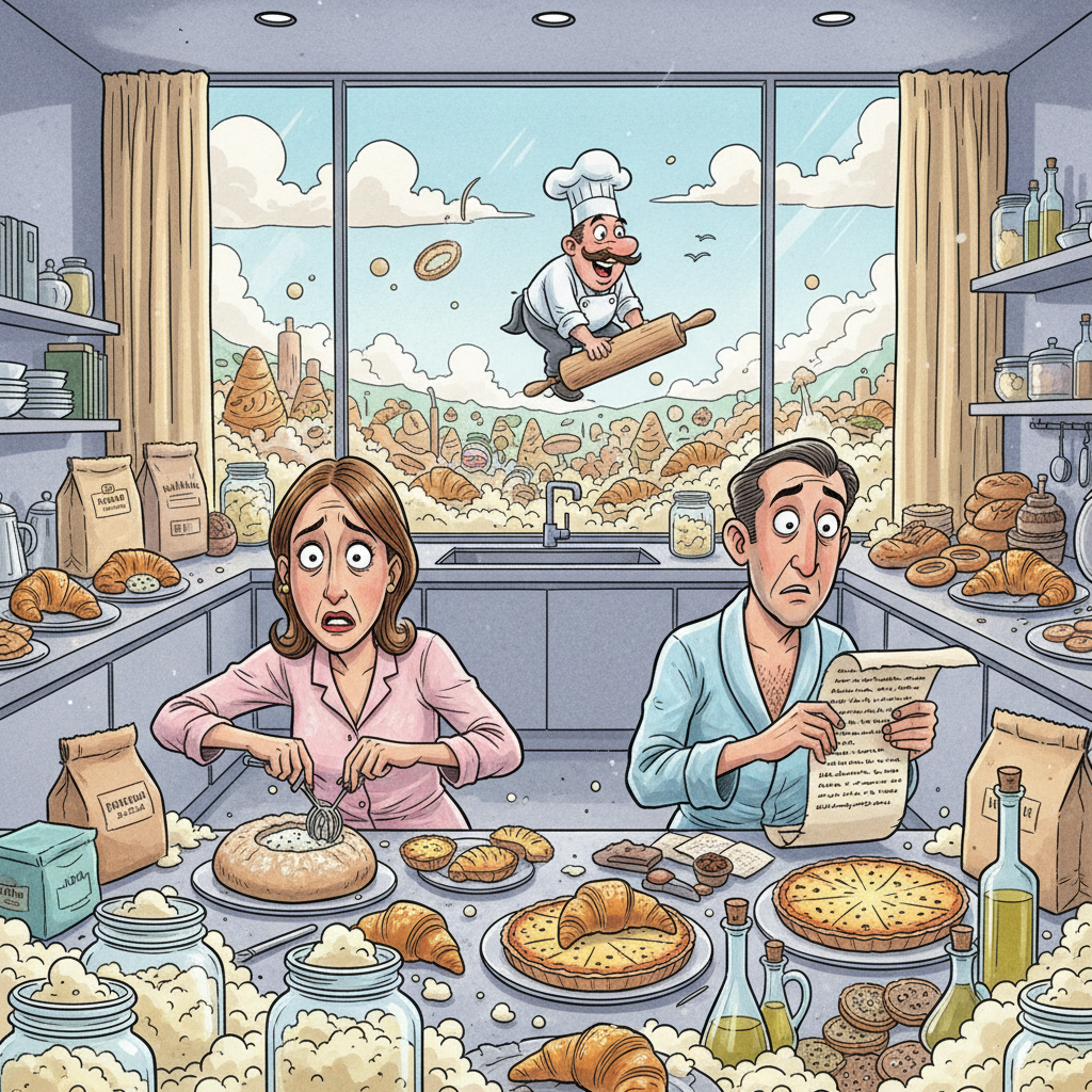 Nation’s Bored Elite Forced To Bake 32-Item Culinary Gauntlet To Stave Off Existential Dread