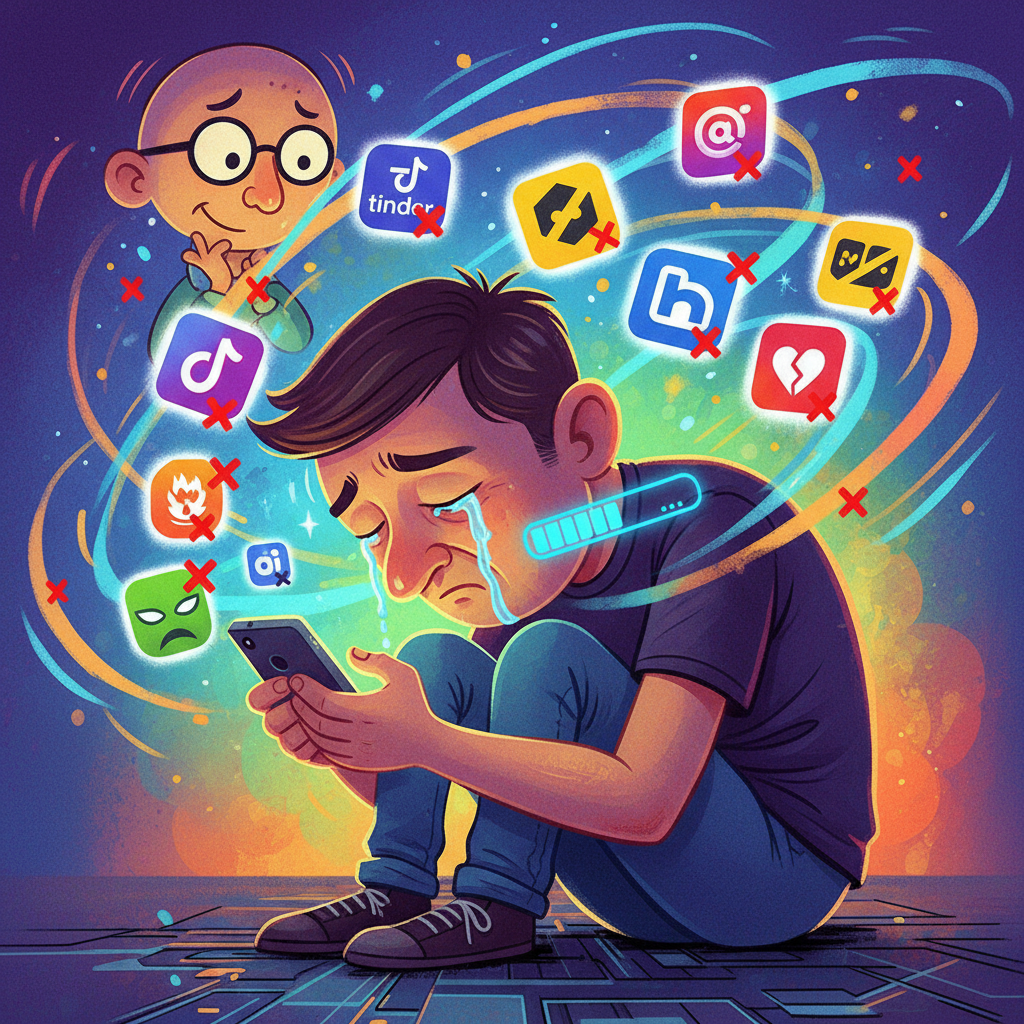 Nation's Loneliest People Now Just Aggregating Their Despair Across Multiple Dating Apps