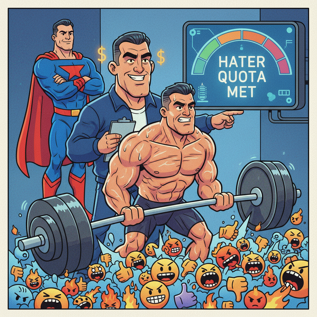 Nation's Top Athletes Now Required To Maintain Minimum 'Hater' Quota For Peak Performance