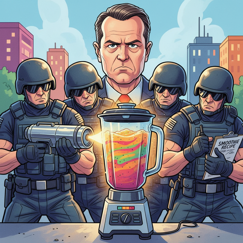 Secret Service Deploys Elite Tactical Smoothie Unit For High-Value Target