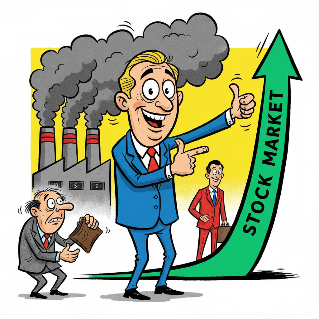 President Clarifies Nation’s Economic Health Now Measured By His Approval Ratings