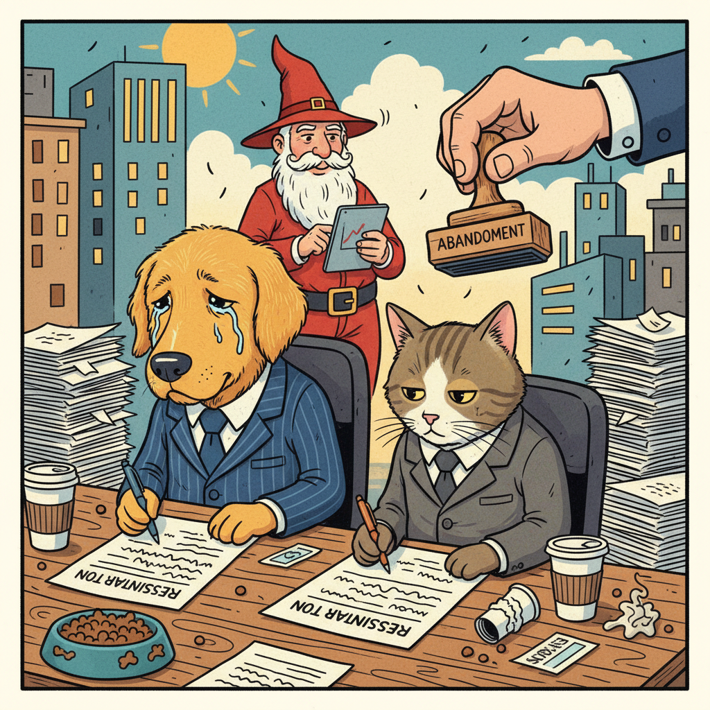 Nation's Pets Now Required To Submit Resignation Letters Before Abandonment