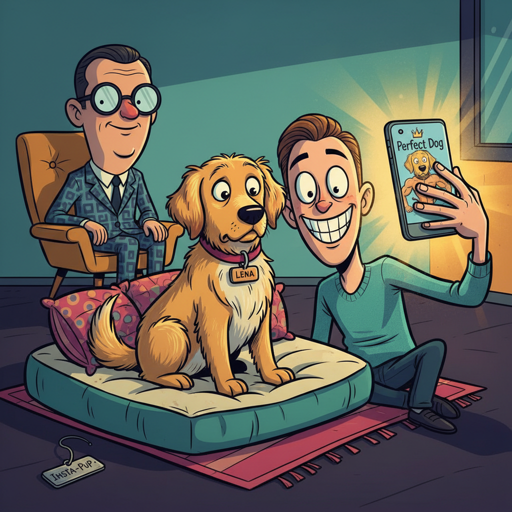 Shelter Dog Renamed 'Lena' After Family Realizes Original Name Was Too On-The-Nose