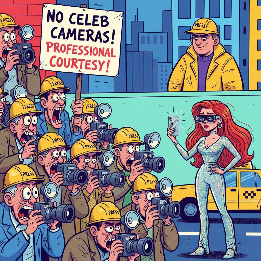 Paparazzi Union Demands Celebrities Cease 'Unprofessional' Counter-Filming