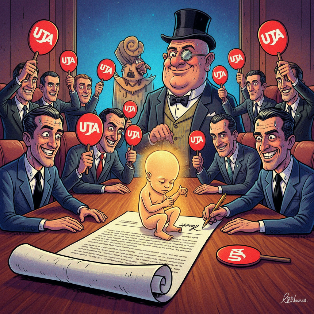 UTA Signs Fetus With 'Unprecedented Potential' After Ultrasound Shows Strong Dramatic Instincts