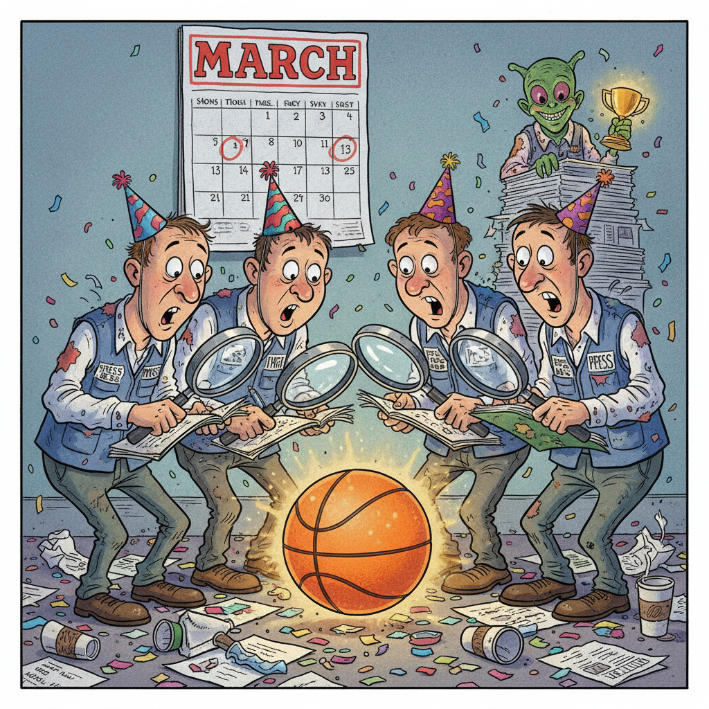 Nation's Sportswriters Announce Annual Re-Discovery Of Basketball In March