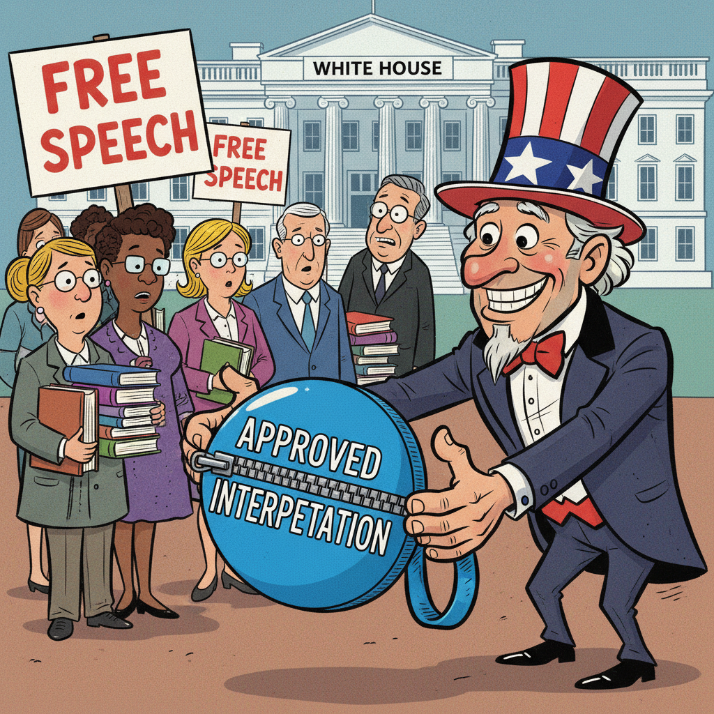 Administration Unveils New 'Free Speech' Initiative: Silencing Anyone Who Defines It Differently