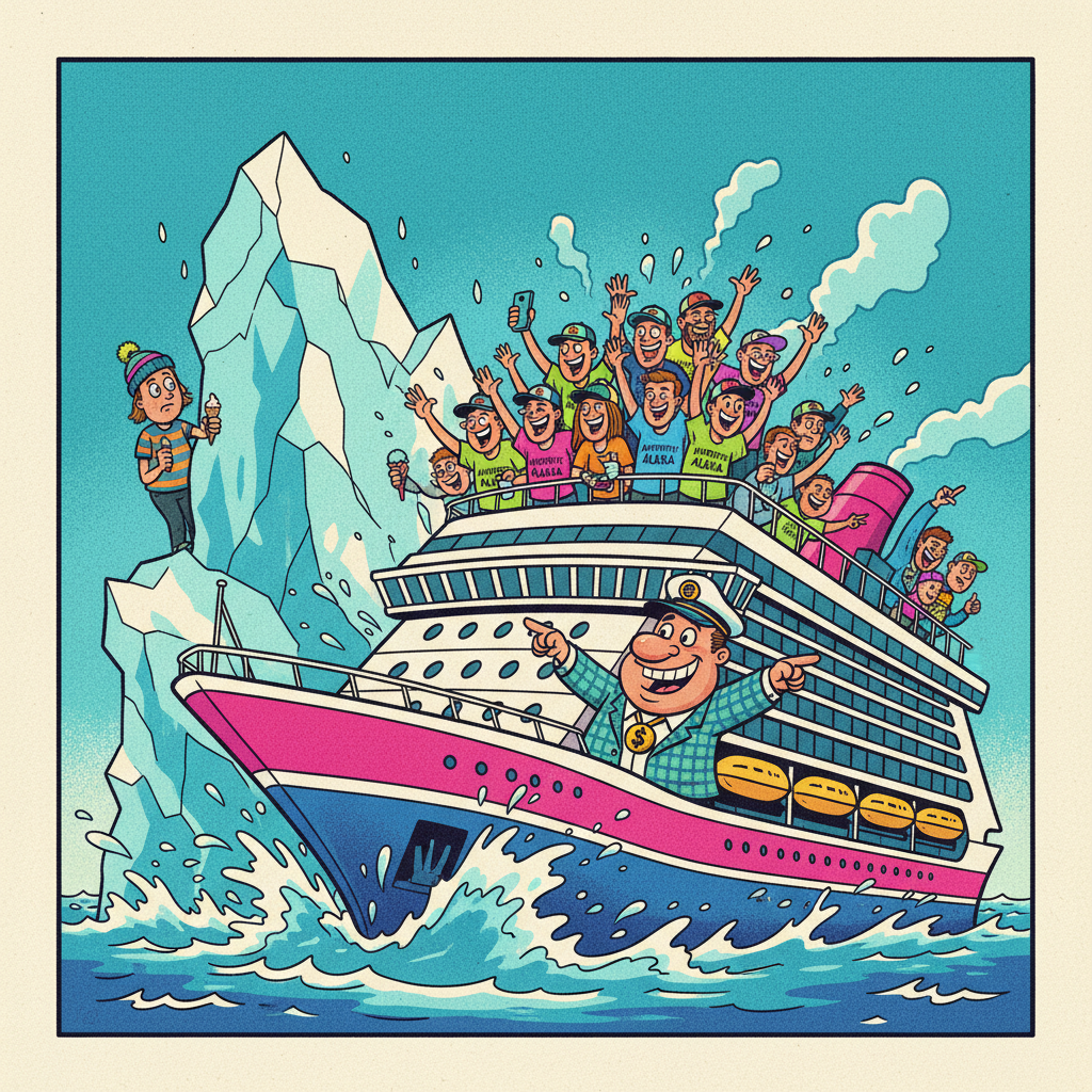 Cruise Lines Announce New 'Authentic Alaska Experience' Featuring Onboard Iceberg Collisions