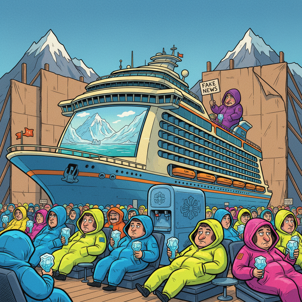 Alaskan Cruise Lines Announce New 'Authentic Wilderness Simulation' Package, Features Glacier-Flavored Ice Cubes