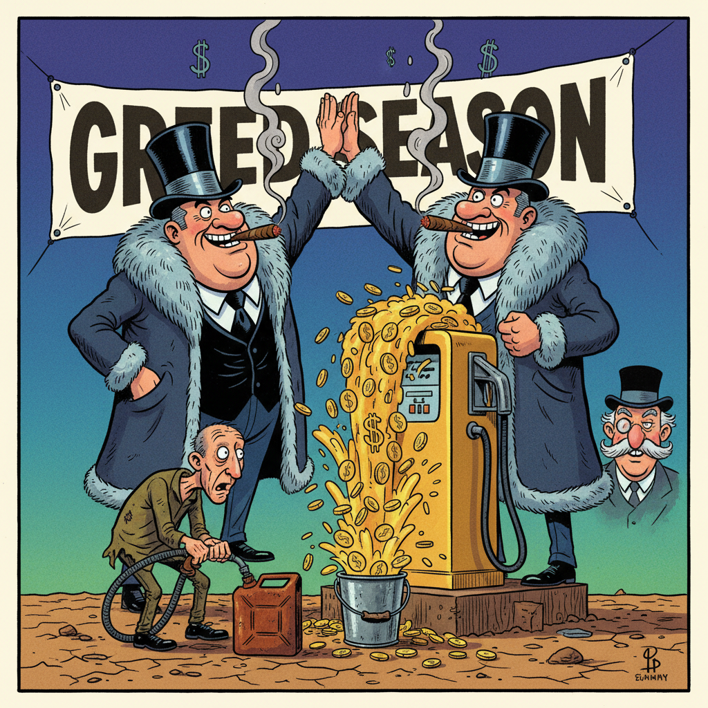 Oil Executives Confirm Price Hikes Are Just Annual 'Greed Season' Kickoff