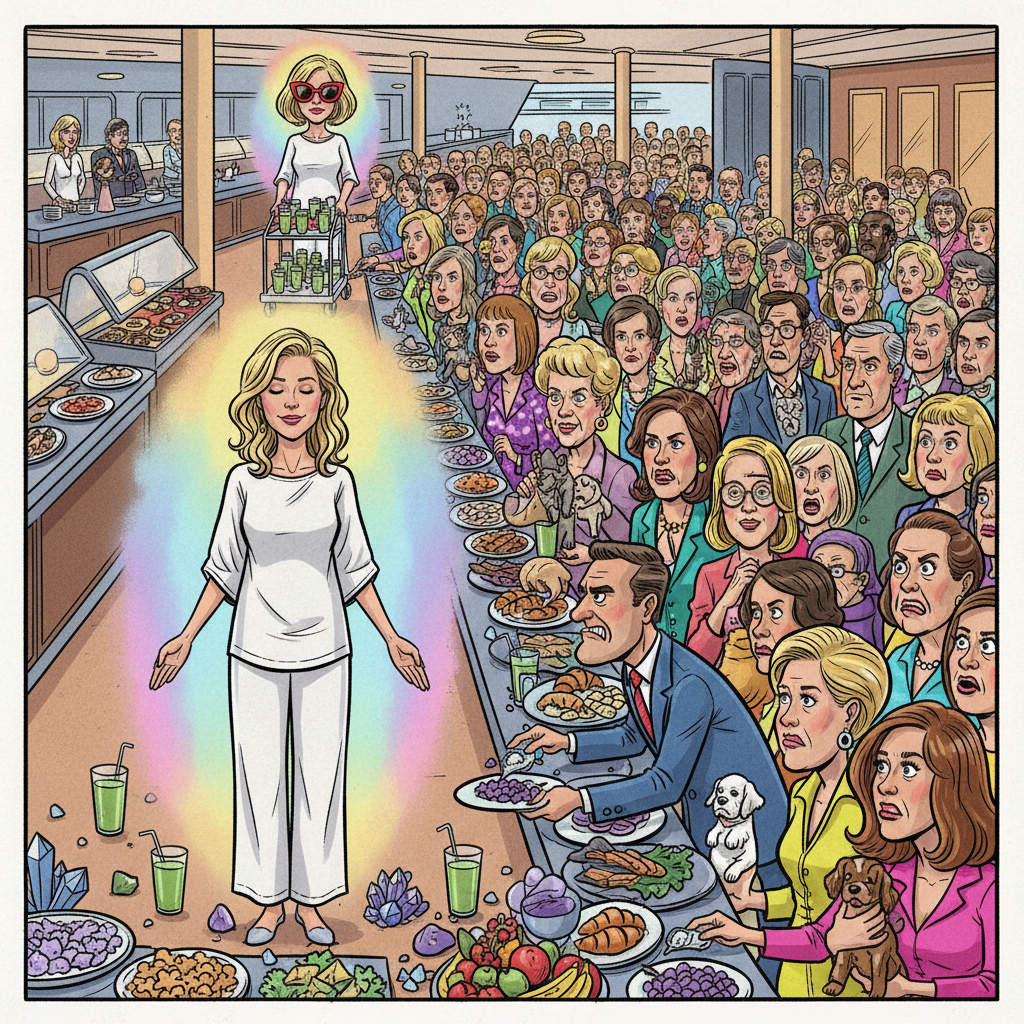 Goop Cruise Passenger Finds Inner Peace After Only 14 Hours In Line For Buffet