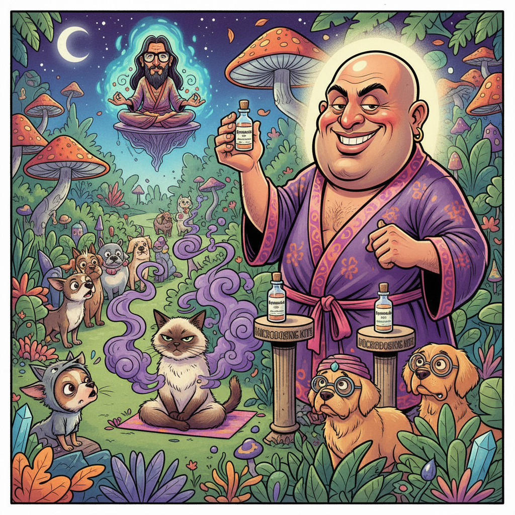 Wellness Guru Who 'Cured' Self With Ayahuasca Now Selling Microdosing Kits To Pets