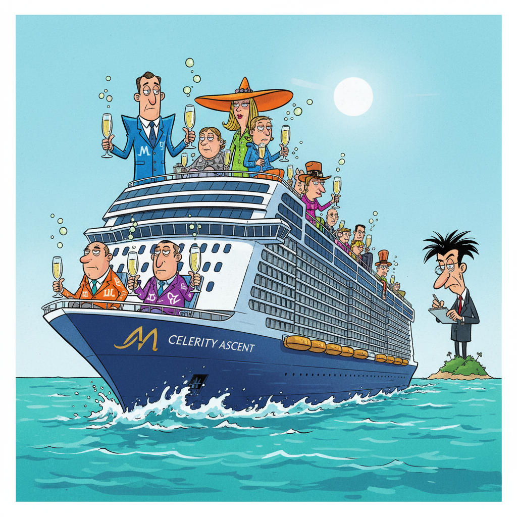 Celebrity Cruises Unveils New Ship, 'Celebrity Ascent,' Promising Even More Exclusive Mediocrity