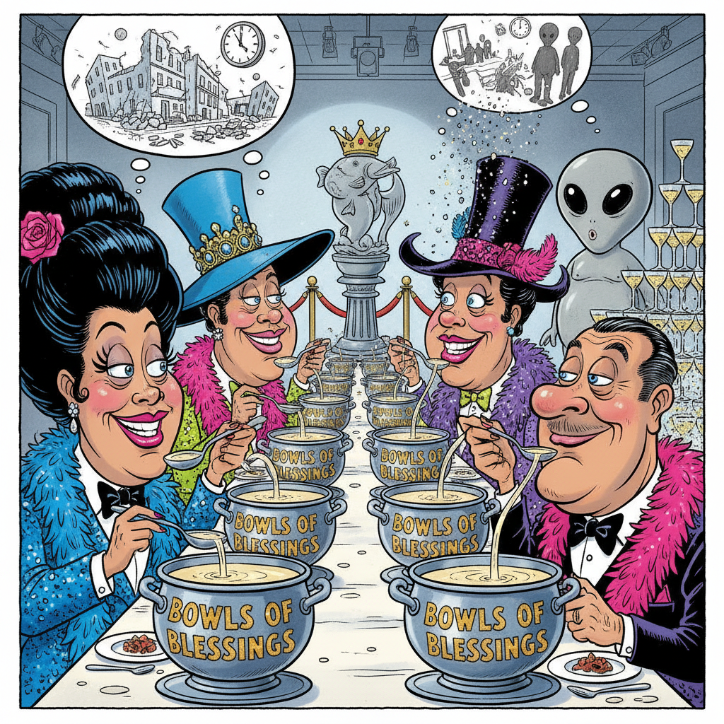 Charity Event Successfully Distracts Local Celebrities From Their Own Existential Crises For An Entire Afternoon